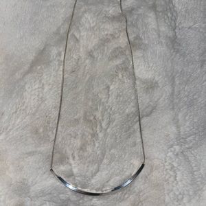 Silver Bar Necklace